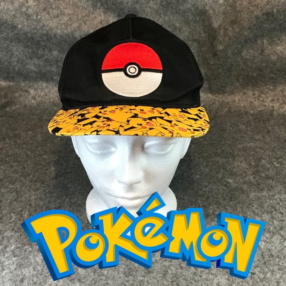 Pokemon Pikachu Adult Youth Cap Snapback Hat